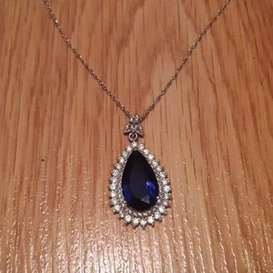 Cobalt blue necklace